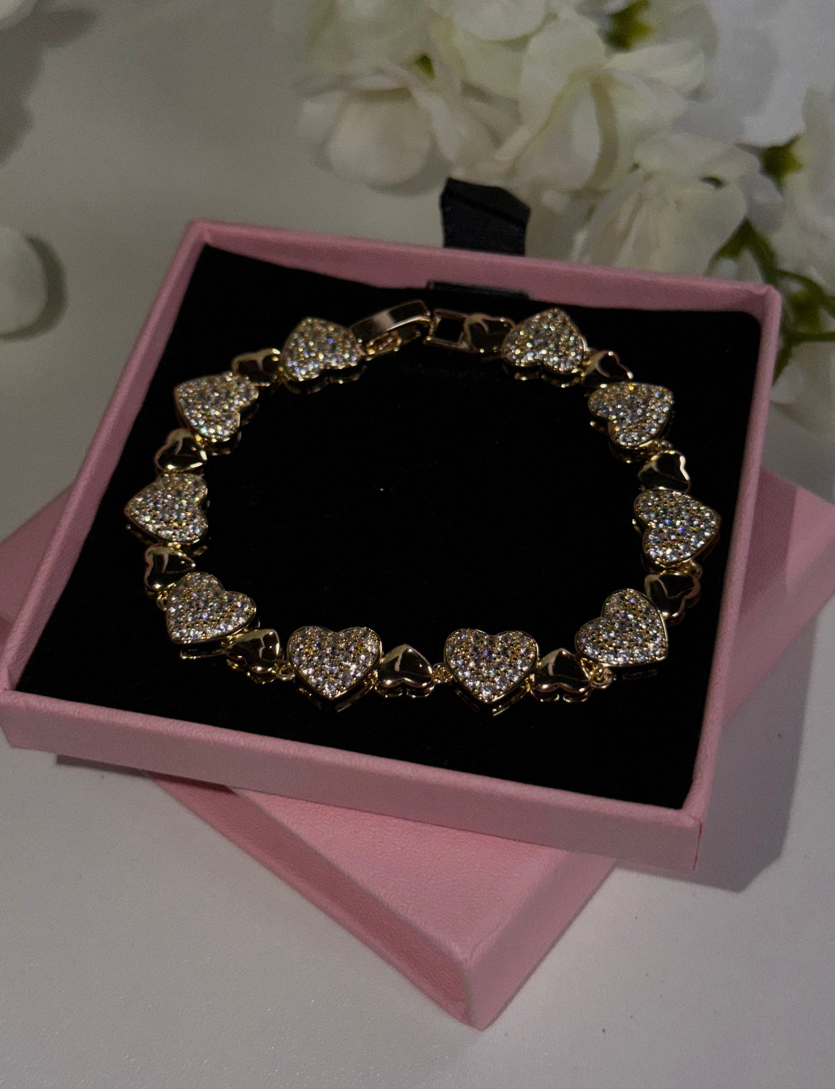 Diamond Heart Bracelet