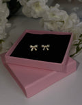 Diamond Bow Earings